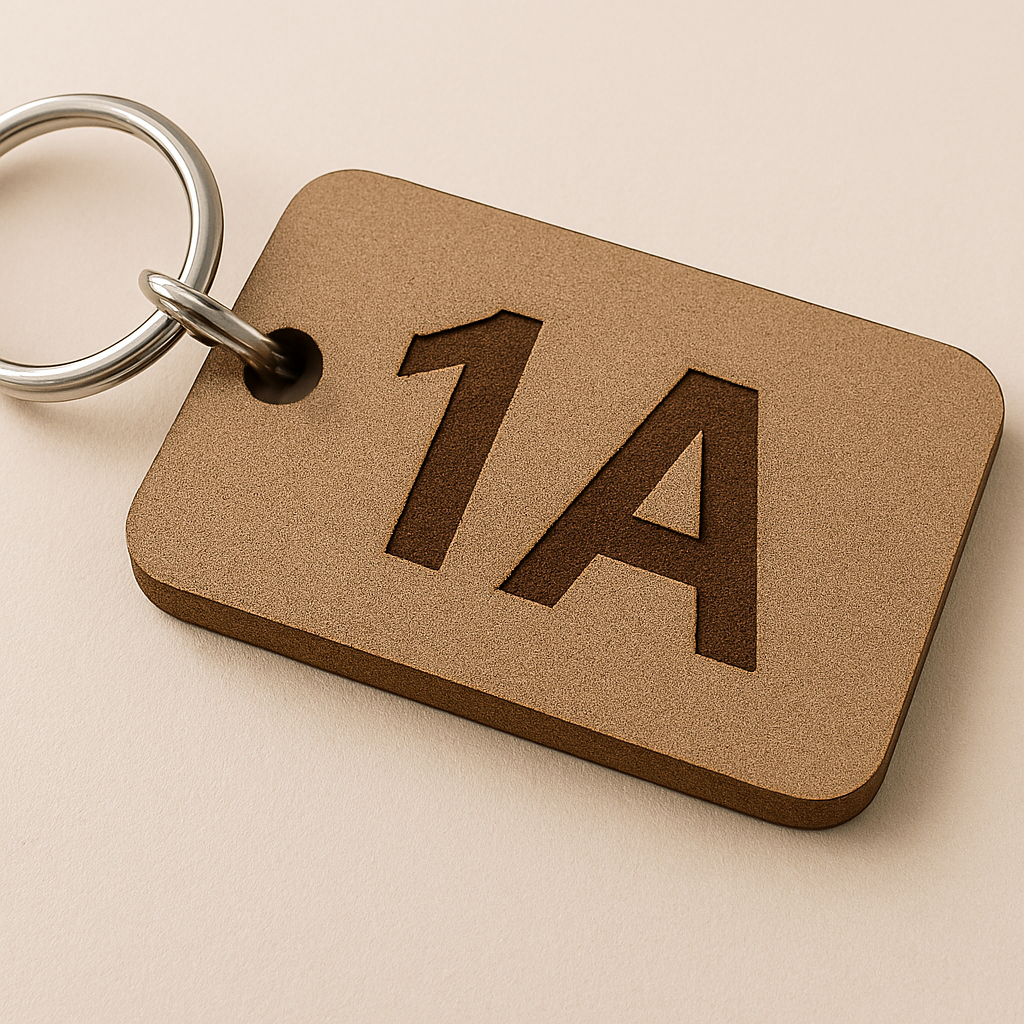 Inspiracja AI - Brelok z oznaczeniem sali w szkole w Ełku