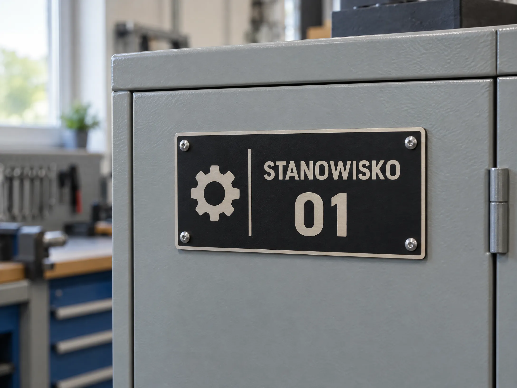 Realizacja: Oznaczenia techniczne i tabliczki warsztatowe